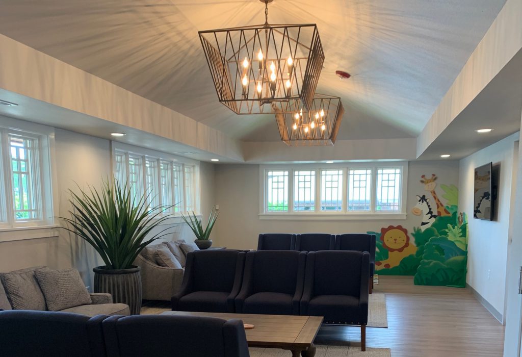Office waiting room at {PRACTICE_NAME}